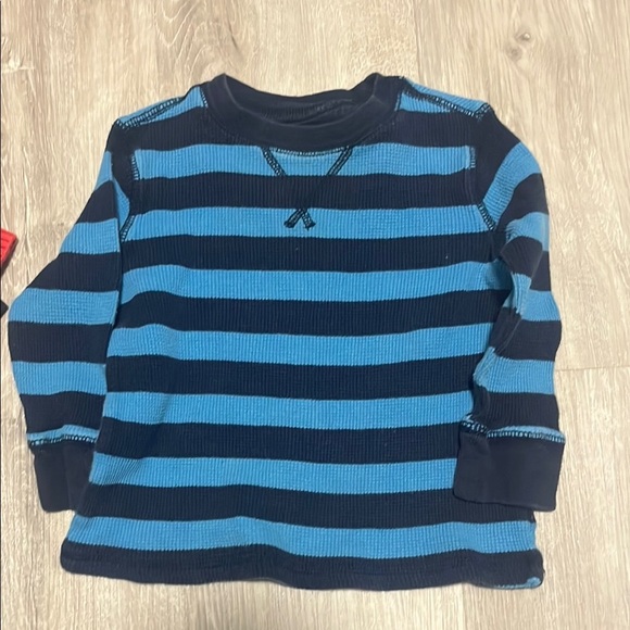 4/$30 Blue Striped Kids Shirt - Picture 1 of 1